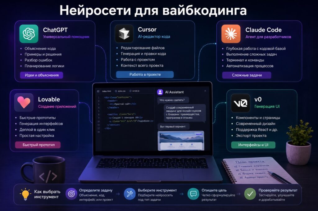 Инструменты вайбкодинга