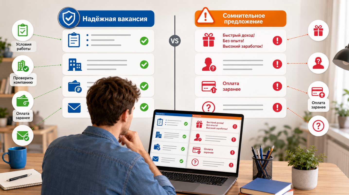 Как проверить вакансию удалённой работы и распознать подозрительное предложение