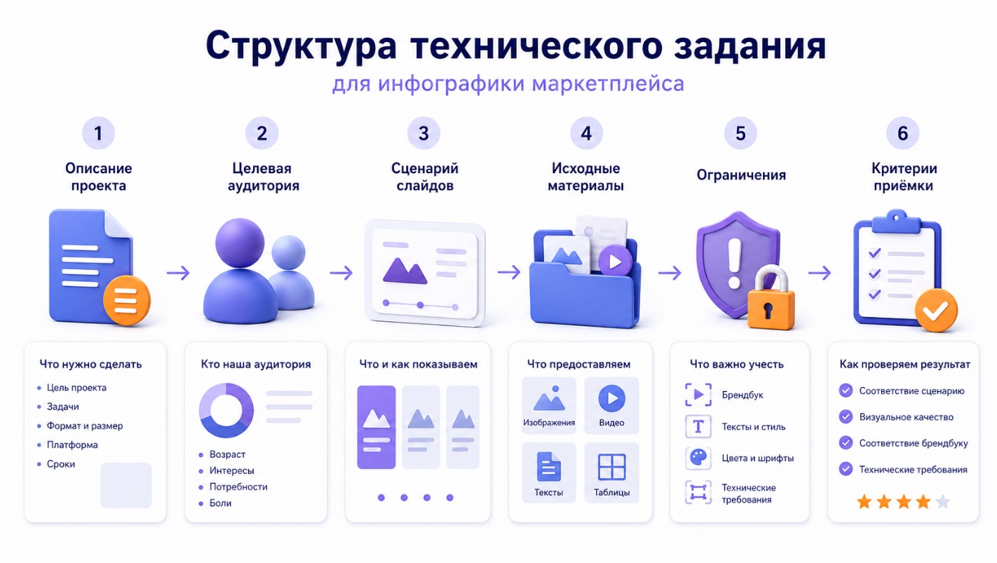 Структура ТЗ на инфографику для карточки товара