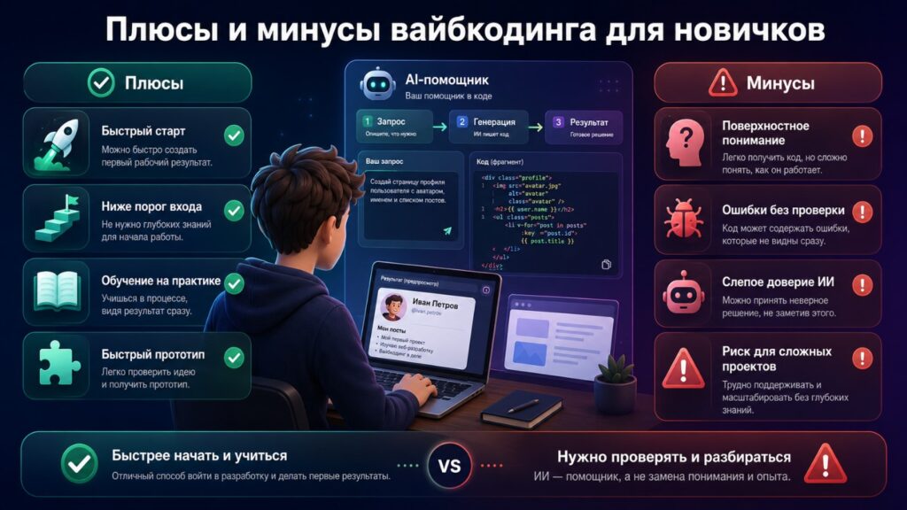 Плюсы и риски