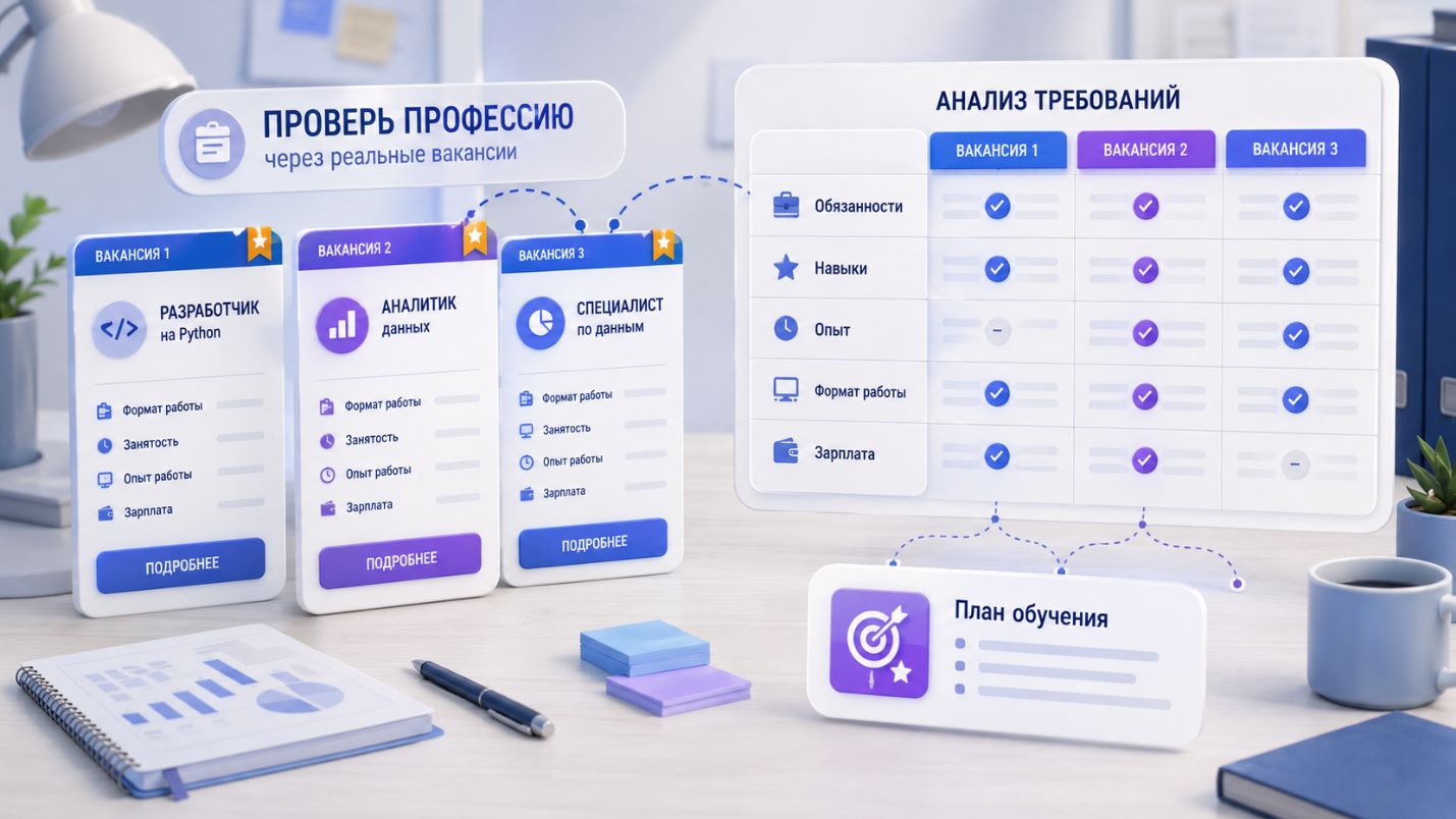 Анализ требований в IT-вакансиях для составления плана обучения