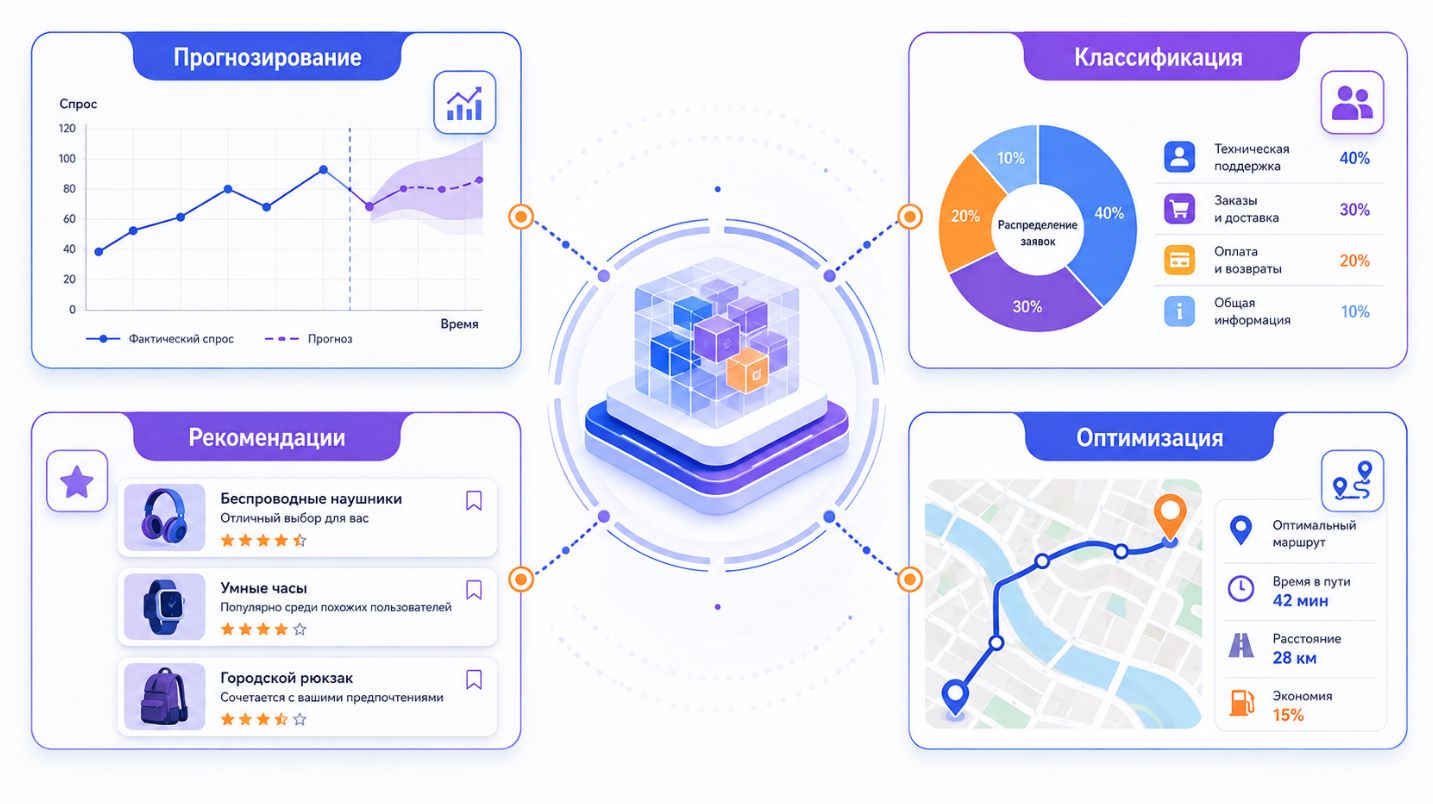 Основные задачи Data Scientist: прогнозирование, классификация, рекомендации и оптимизация