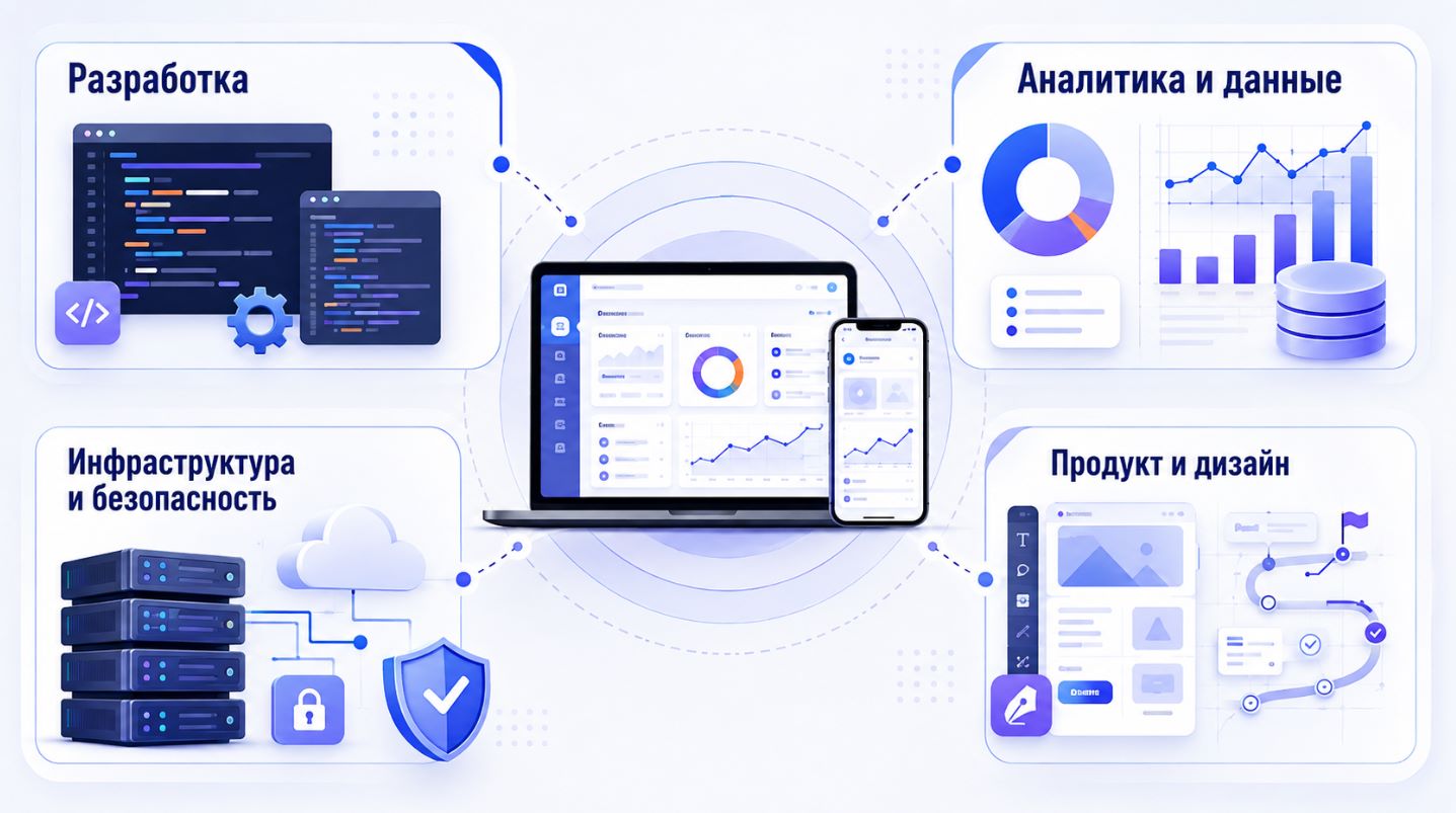 Основные направления востребованных IT-профессий